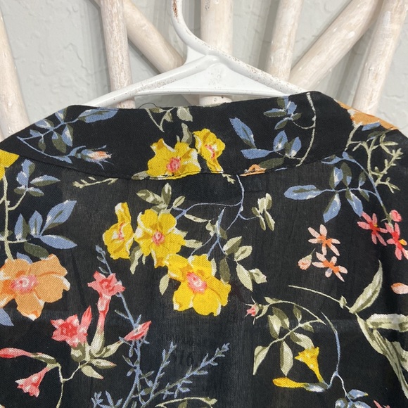 Patrons of Peace Floral Open Front Cardigan - Picture 6 of 8